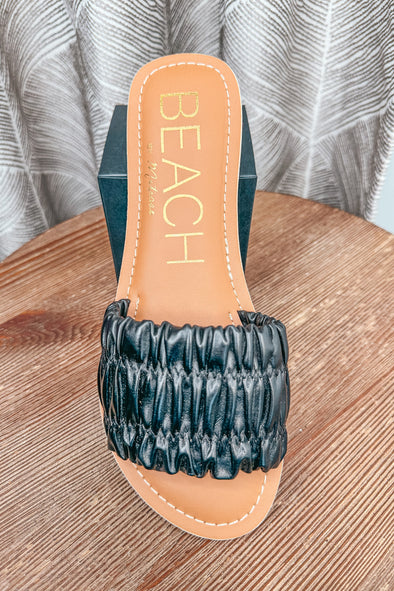 Beach by Matisse Channel Black Sandal