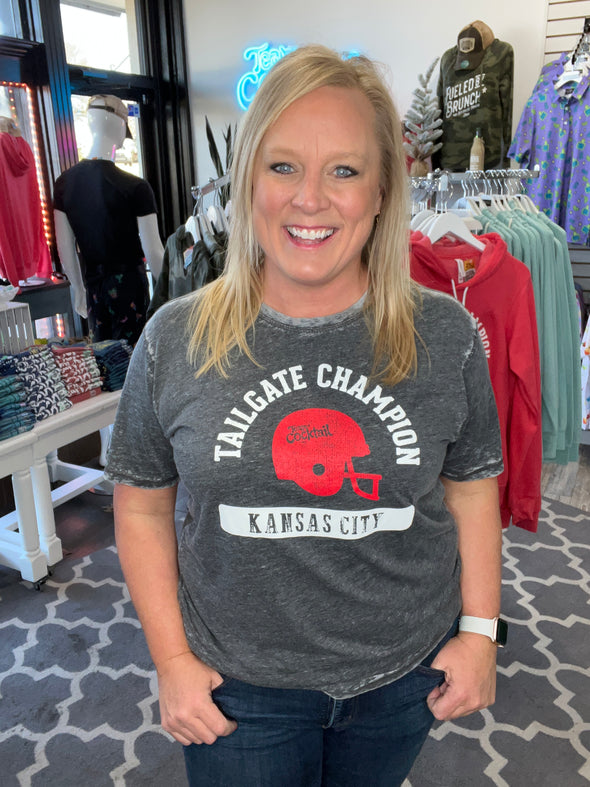 Tailgate Champion Kansas City Vintage Tee (Unisex)