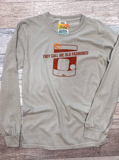 They Call Me Old Fashioned Long-Sleeve Tee Sandstone (Unisex)