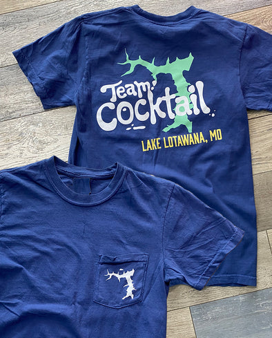 Team Cocktail Lake Lotawana - Short Sleeve China Blue (Unisex)