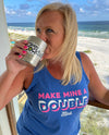 Make Mine A Double Shadow Ladies Tank