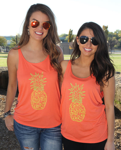 Pineapples?... Just Add Rum!! Ladies Tank