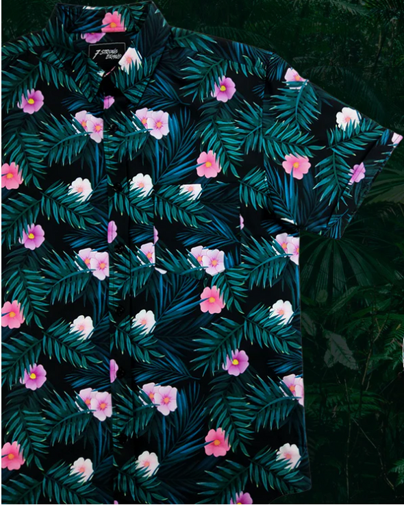 Tropic Like it's Hot Button Up Shirt