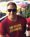 Shut Up Liver, It's Game Day! Cardinal/Gold (Unisex)