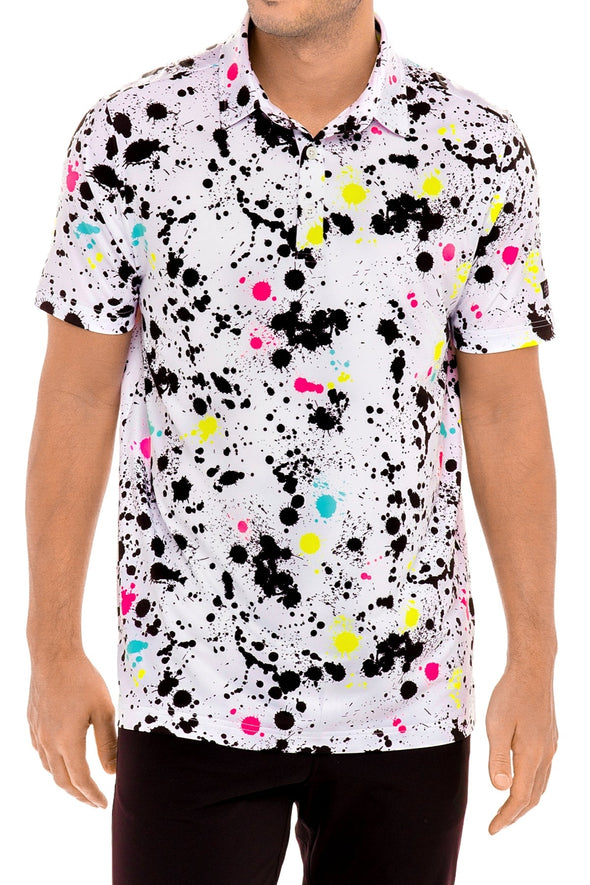 Splatter Mens Polo