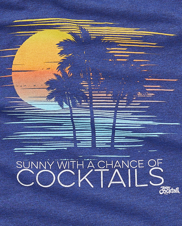 Sunny, Chance of Cocktails Unisex Tee