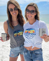 Sunset Happy Hour Ladies Triblend Tank