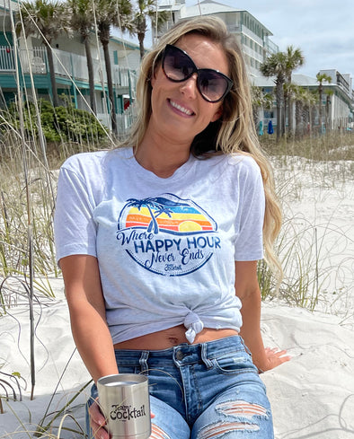 Sunset Happy Hour Unisex Tee