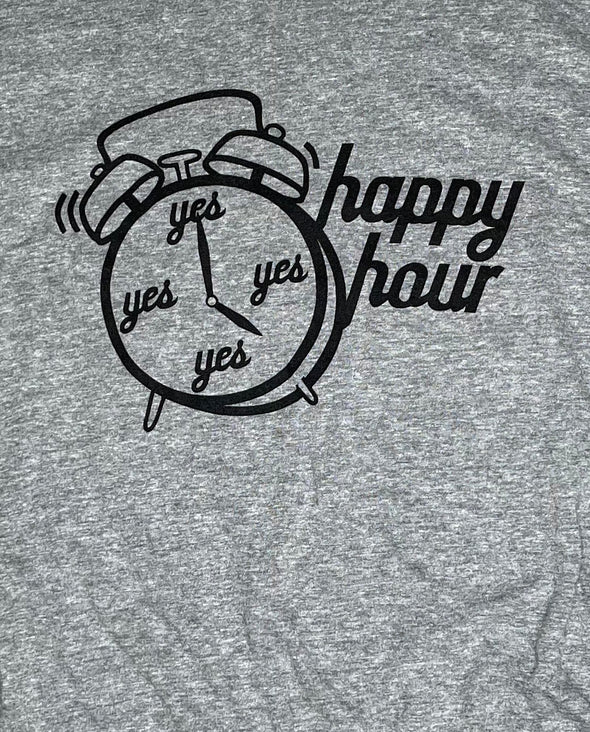 TC 10year Throwback - Happy Hour Clock Unisex Tee