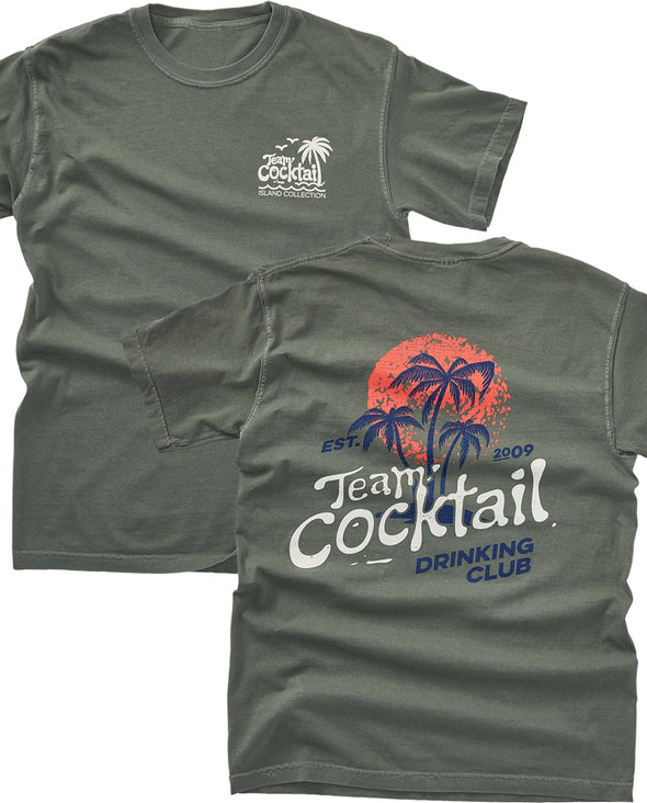 Team Cocktail Drinking Club Comfort Colors Unisex Tee