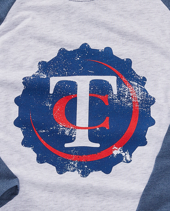 (Twins) TC Bottle Cap Unisex Raglan Tee