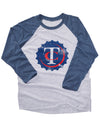 (Twins) TC Bottle Cap Unisex Raglan Tee