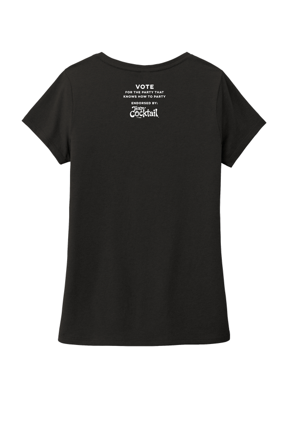 COCKTAIL PARTY Ladies Vneck Tee