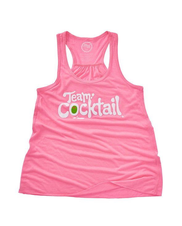 Team Cocktail Logo Ladies Tank