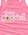 Team Cocktail Logo Ladies Tank