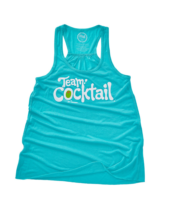 Team Cocktail Logo Ladies Tank