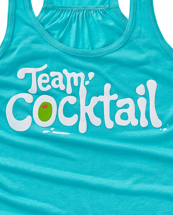 Team Cocktail Logo Ladies Tank