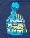 Tequila Sunrise to Sunset Ladies Flowy Tank
