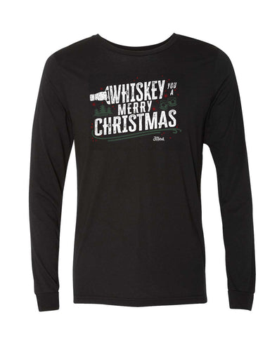 I Whiskey You a Merry Christmas Unisex Longsleeve Tee