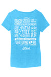 Welcome to the Sandbar Ladies V-Neck Tee