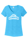 Welcome to the Sandbar Ladies V-Neck Tee
