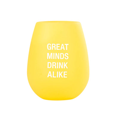 Great Minds Silicone Wine Cup