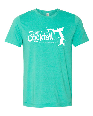 Team Cocktail Lake Lotawana - Sea Green Unisex Tee